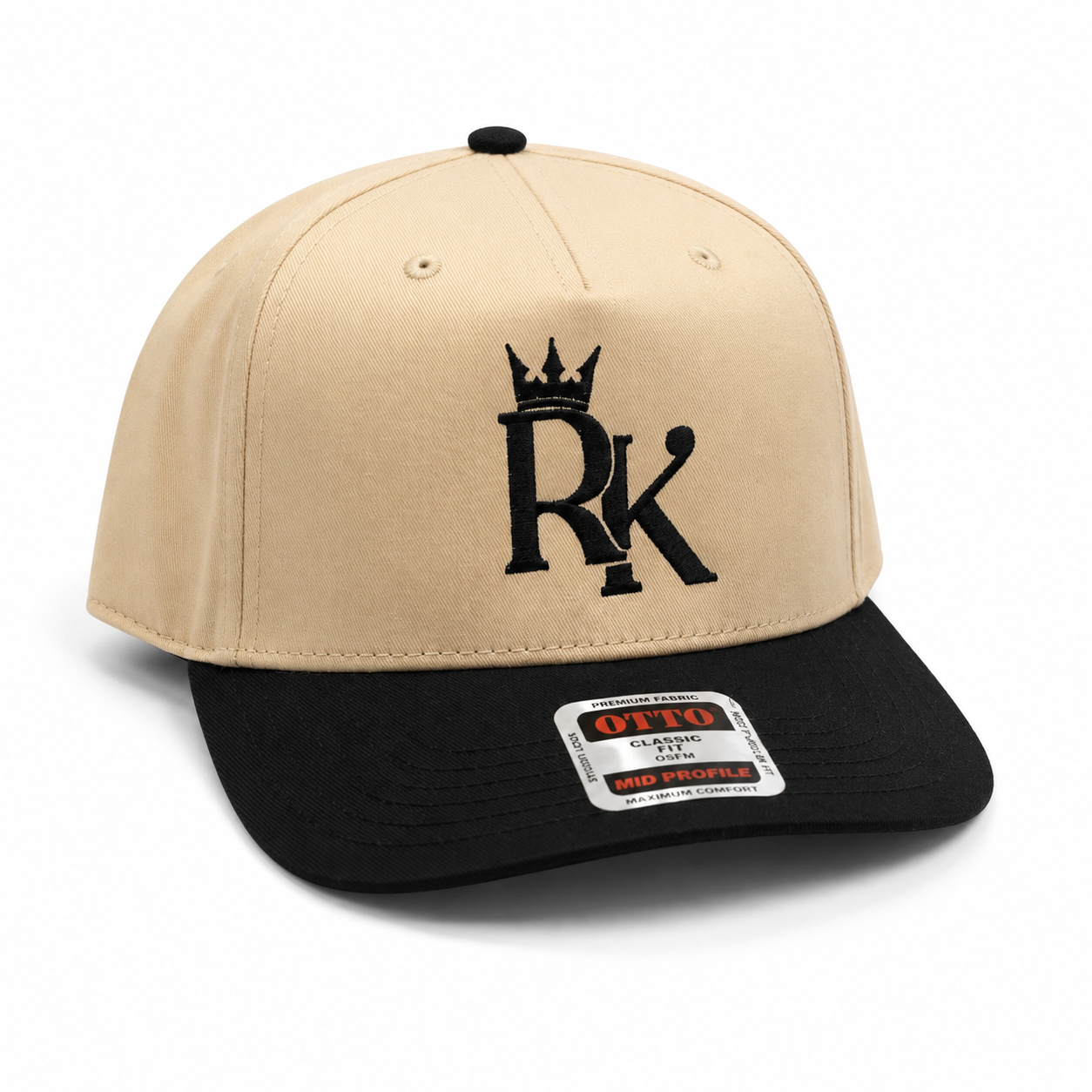 RK Classic Hat- Black and Beige