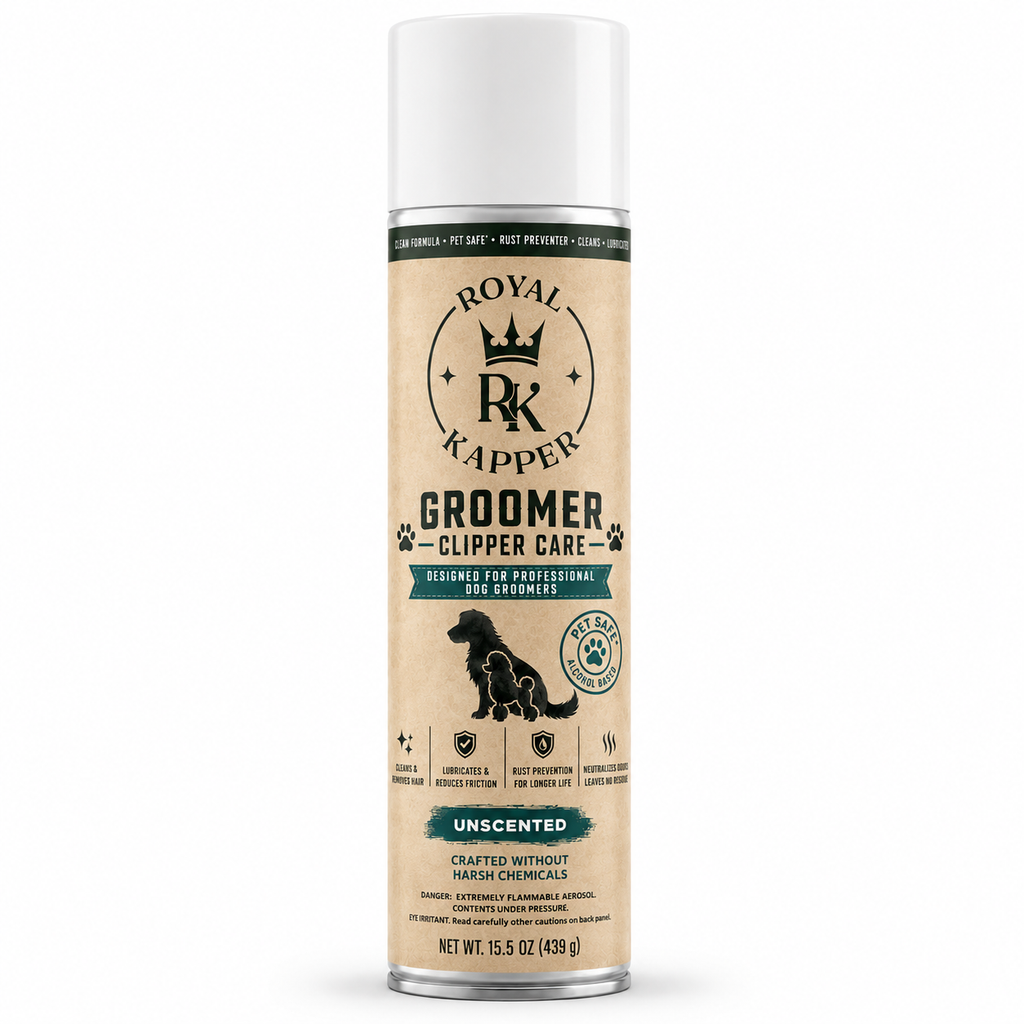 Royal Kapper Groomer Clipper Care - Unscented Clipper Spray (15.5 oz)