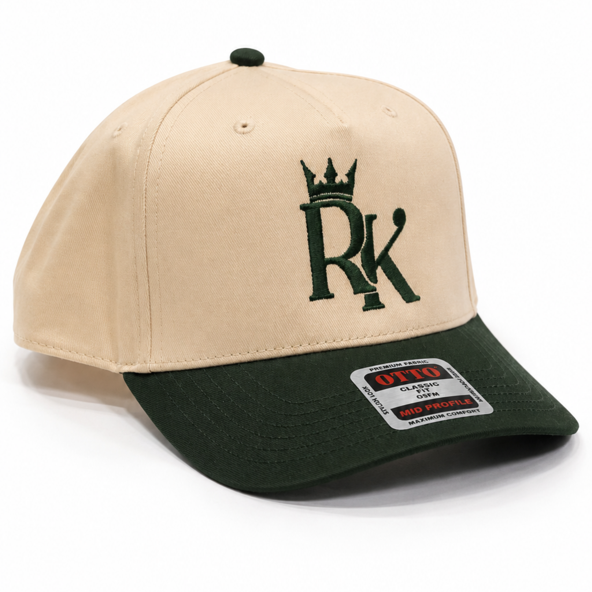 RK Classic Hat- Green and Beige