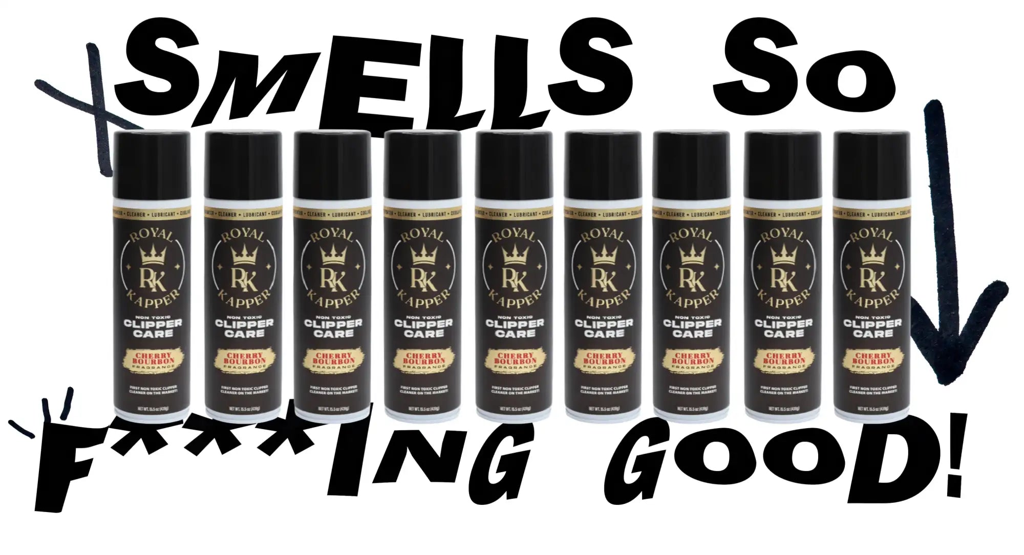 Royal crown spray can